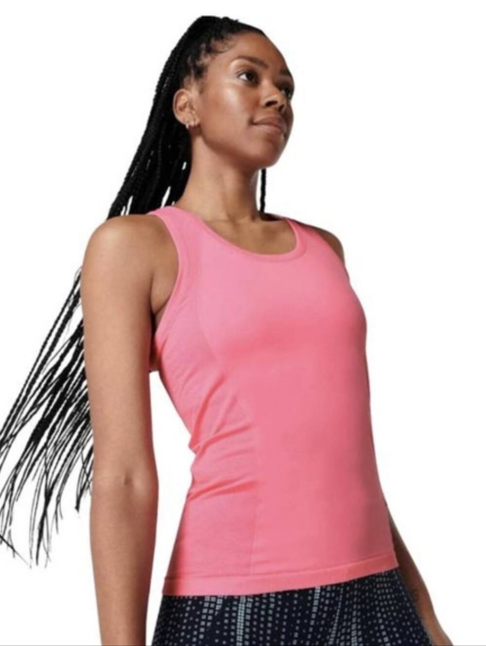 NEW Sweaty Betty Athlete Seamless Workout Tank in Odyssey Pink Women's Small